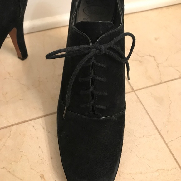 Black suede booties - Picture 3 of 5